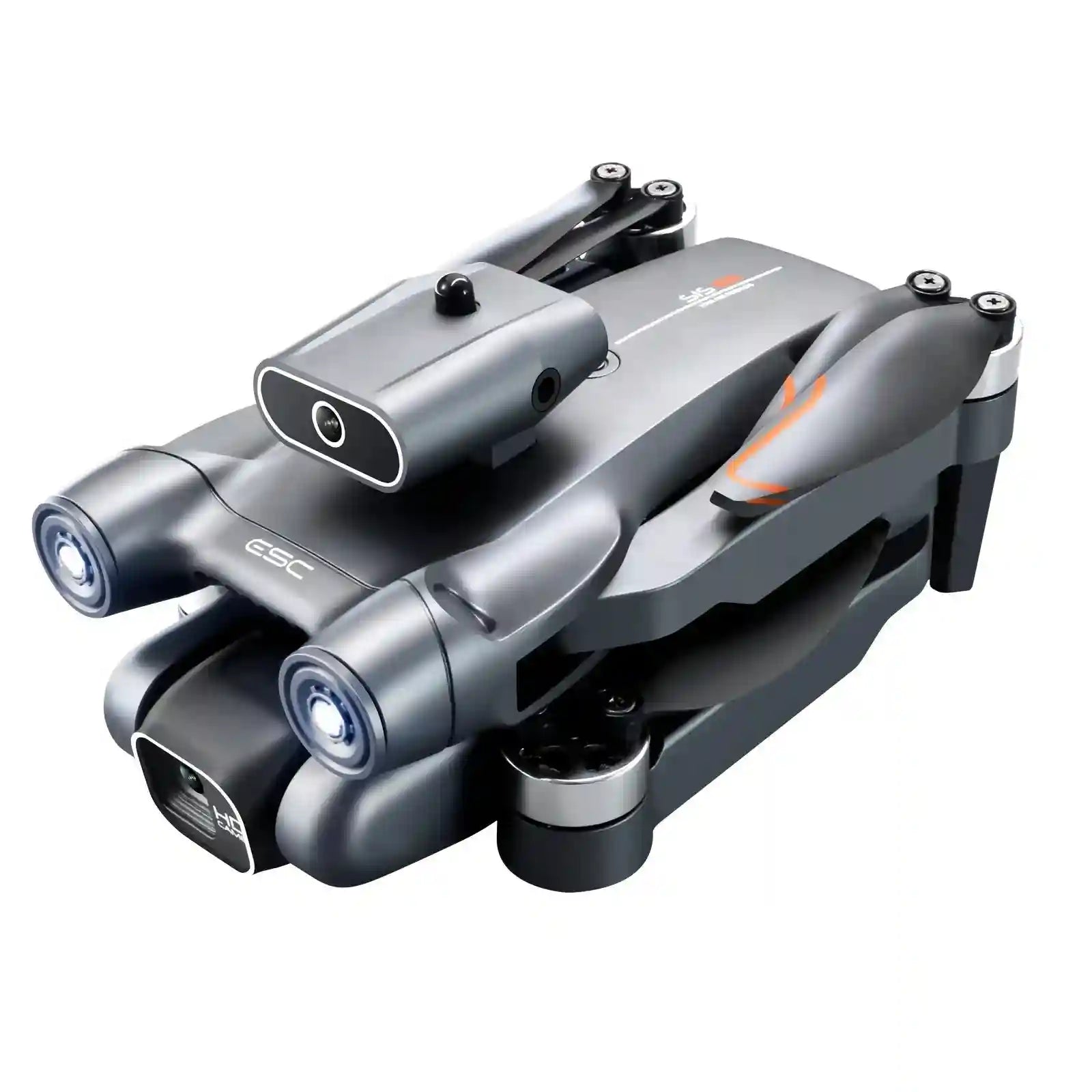 4K Mini Drone with Obstacle Avoidance - LSRC S1S Foldable Quadcopter Black, Black LSRC S1S Mini Drone Tidesmit