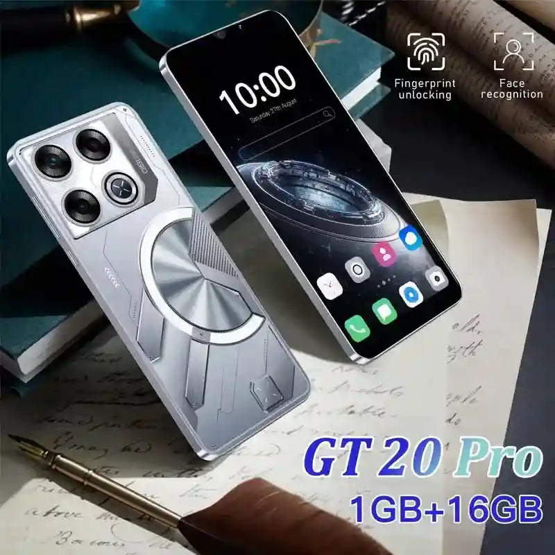 Tidesmit GT20 Unlocked 4G Android Smartphone - 16GB Blue Tidesmit