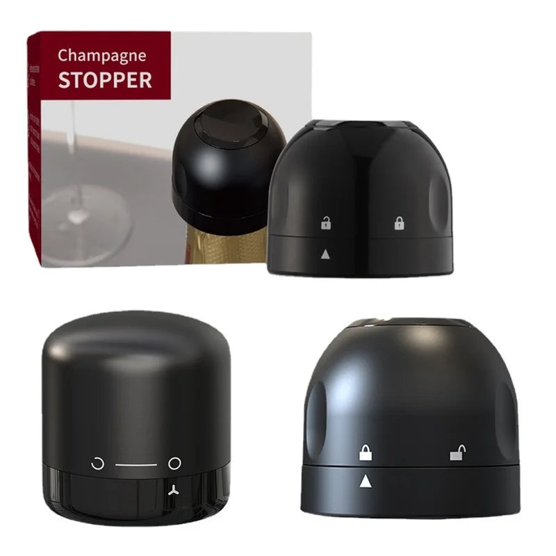 Vacuum Wine Stopper Leak-proof Sealing Wine Bottle Cap Vacuum Retain Freshness Champagne Stopper Home Bar Accessories