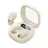 Tidesmit Q33 Wireless Earbuds: Noise Canceling with Digital LED Display Beige Q33 Tidesmit