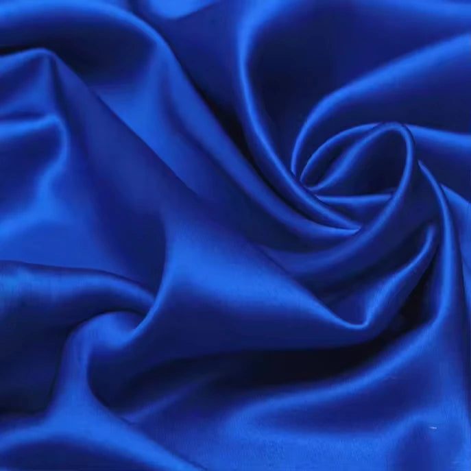 Healthy Breathable Soft 100% Mulberr Luxury Plain Smooth Charmeuse Silk Fabric for Lady Party Dress Underwear