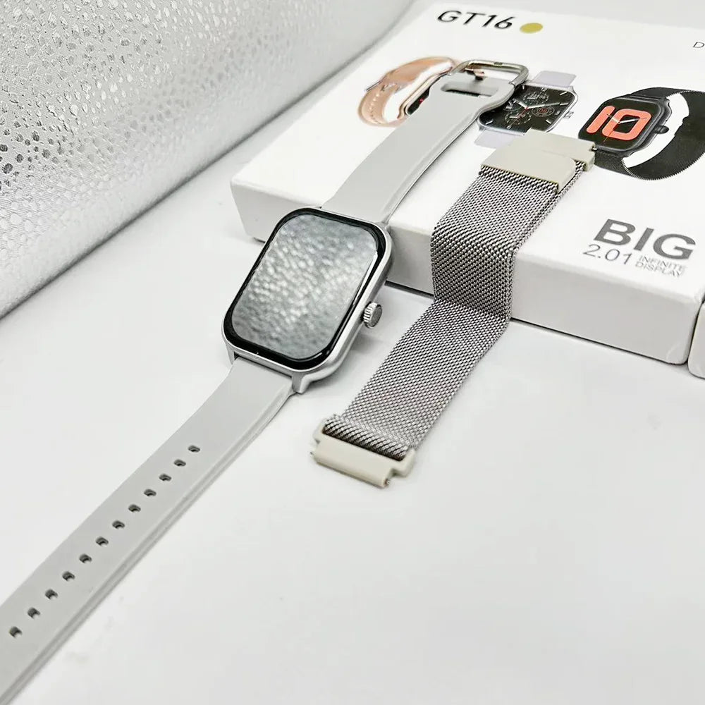 GT16 Fitness Tracker Smart Watch - 2.01 Inch Waterproof Display My Store