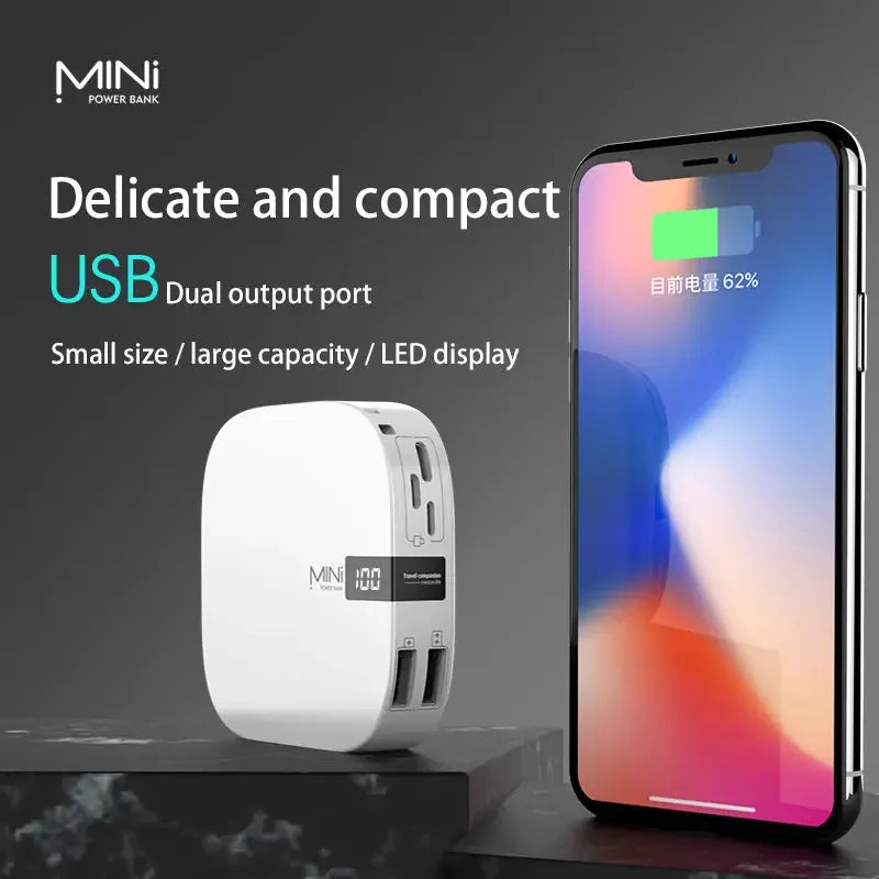 Tidesmit 10000mAh Portable Charger - Fast Charging PD Power Bank Tidesmit
