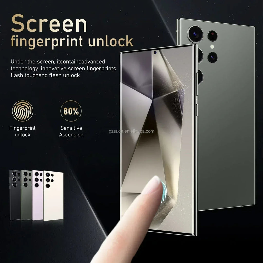 Fast Delivery Note 30 Ultra 7.3 Inch AMOLED 5G Phone Tidesmit