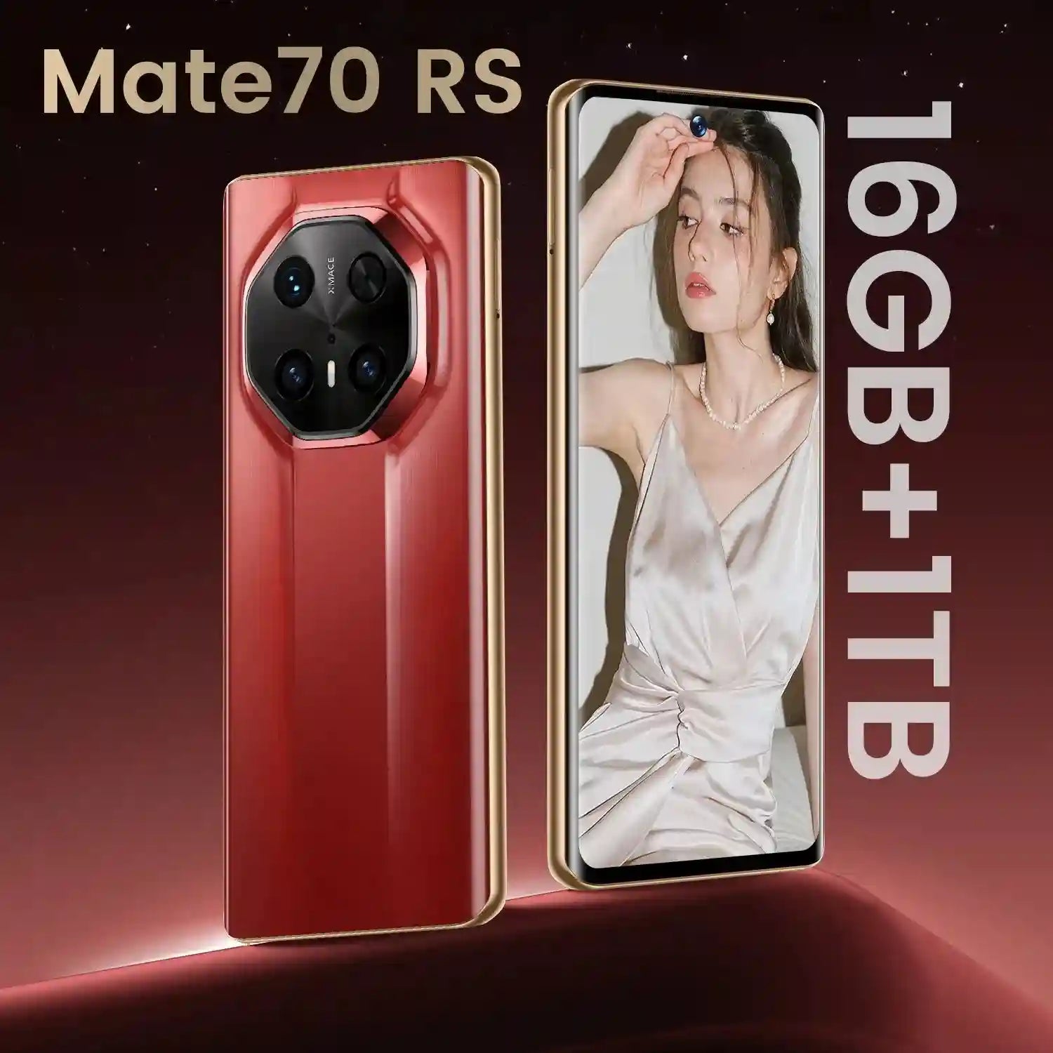 Brand New 5G for MT 70 RS Deca Core Smartphone 7.3 Inch 144Hz Curved Screen 16GB+1TB Memory 108MP Rear English Spanish Tidesmit