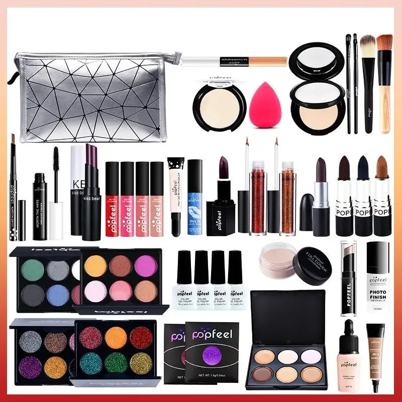 Professional Makeup Kit – All-In-One Salon-Quality Cosmetic Set Professional Makeup Kits Tidesmit
