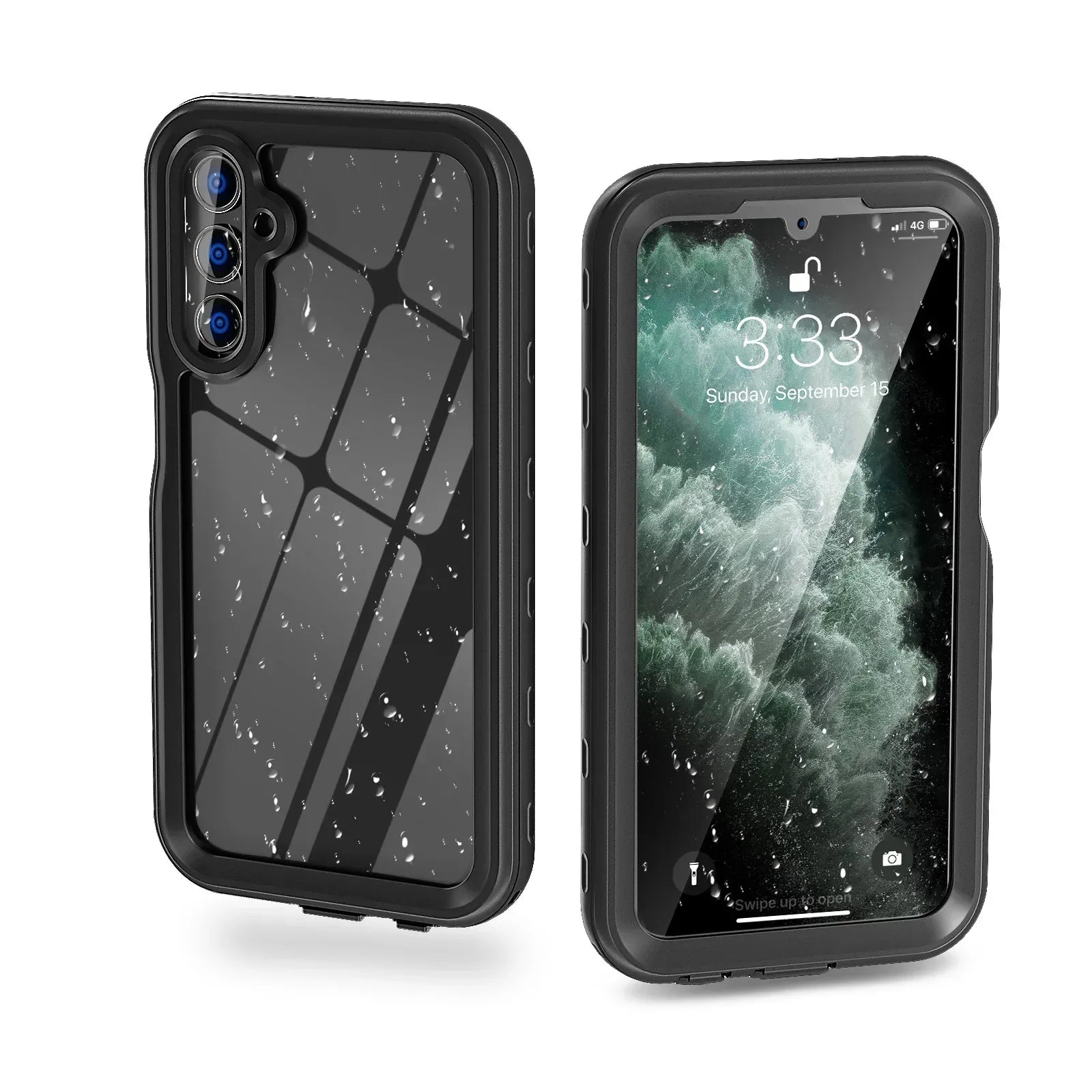 iPhone 15 Plus Shockproof Case - Full Body Protective Cover with 9H Hardness Tidesmit
