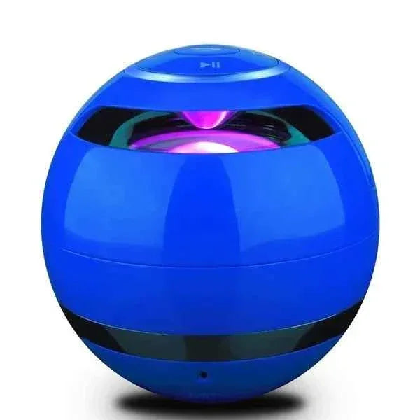 Portable Bluetooth Speaker with FM Radio, TF Slot & 360 Sound Blue My Store