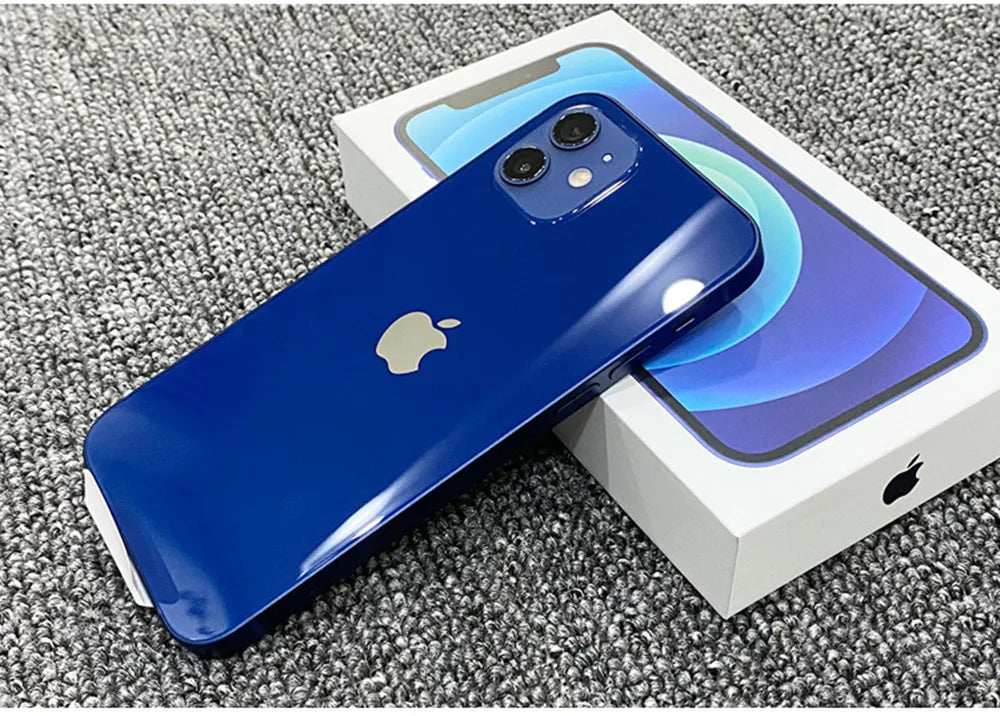 Original Apple iPhone 12 Mini 12Mini 5.4" OLED RAM 4GB ROM 64/128/256GB A14 IOS Face ID NFC 5G 99% New Unlocked Cell Phone