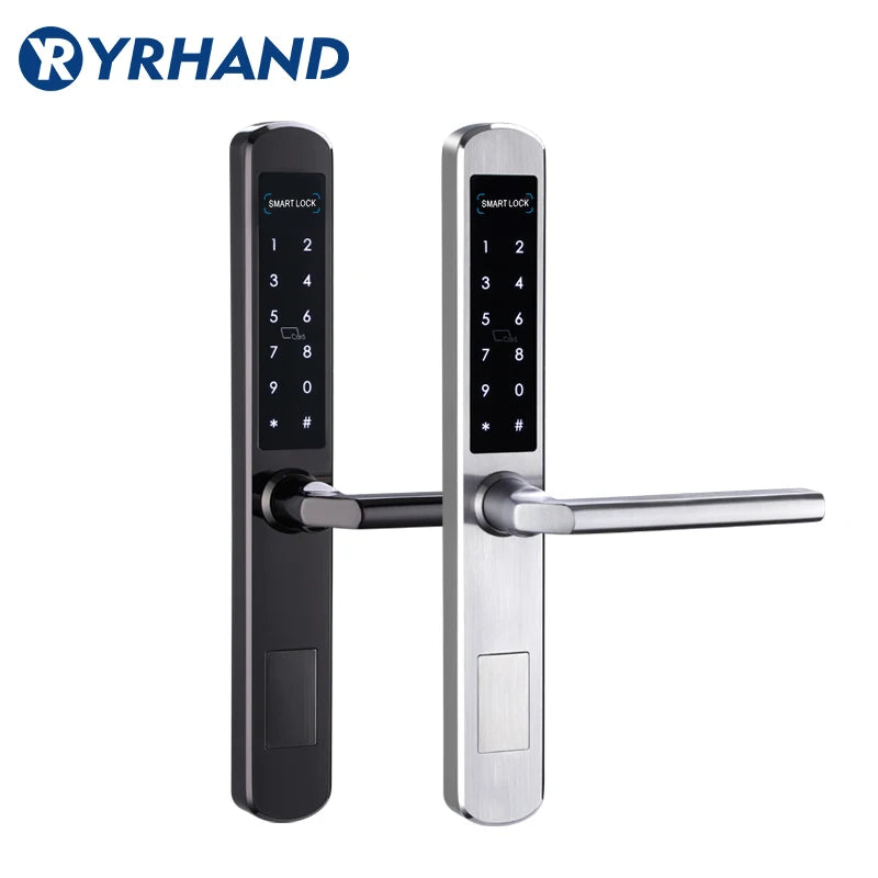 TTLock App Smart Sliding Lock WIFI Electronic Door Lock Bluetooth Digital APP Keypad Code RFID Card Keyless Lock For Hotel/Home