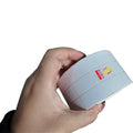 Monochrome waterproof adhesive sticker roll, hand-held