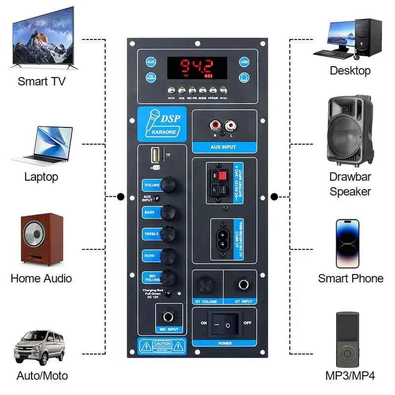 Bluetooth Amplifier Board TB02 60W Mono Audio Module for DIY Speakers My Store