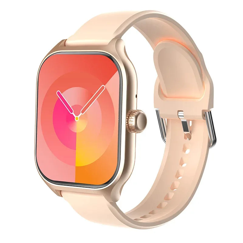 Women Smartwatch AMOLED Fitness Tracker with Heart Rate Monitor Pink My Store
