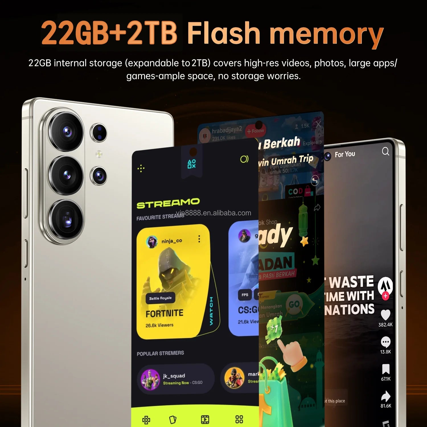 22GB+2TB S26 ULTRA 7.7 Inch Smart Phone New Arrived Android 15 Cell Phone Unlocked Dual Card S-Pen S26 ultra Smart Mobile Phones