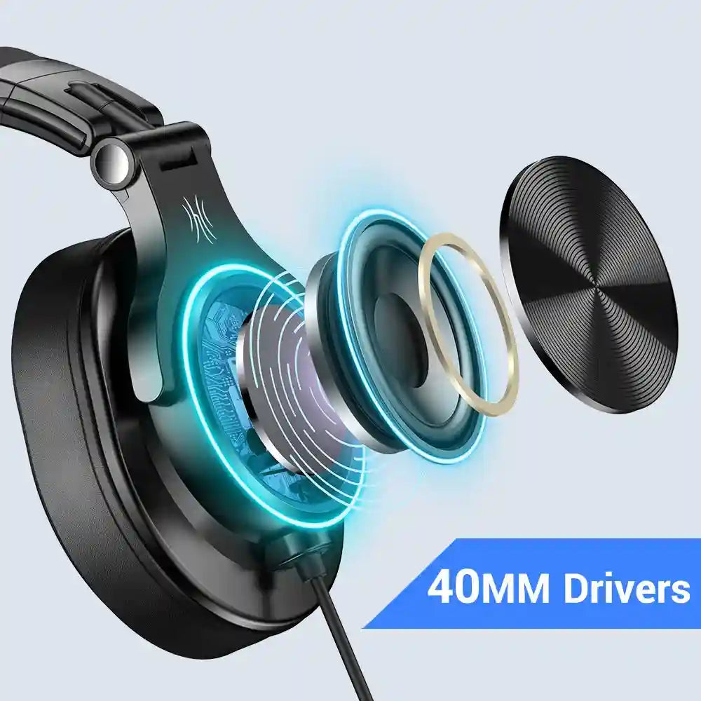 Wired Gaming Headset with Detachable Mic and Hi-Res Audio Tidesmit