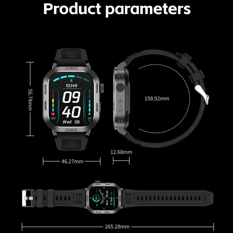 Fitness Tracker Smart Watch - 2.01 Inch Display - Heart Rate & GPS My Store