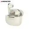 Monster N-Lite 208 Wireless Earbuds - 30H Playtime by Tidesmit grey white MonsterN-lite 208 Tidesmit