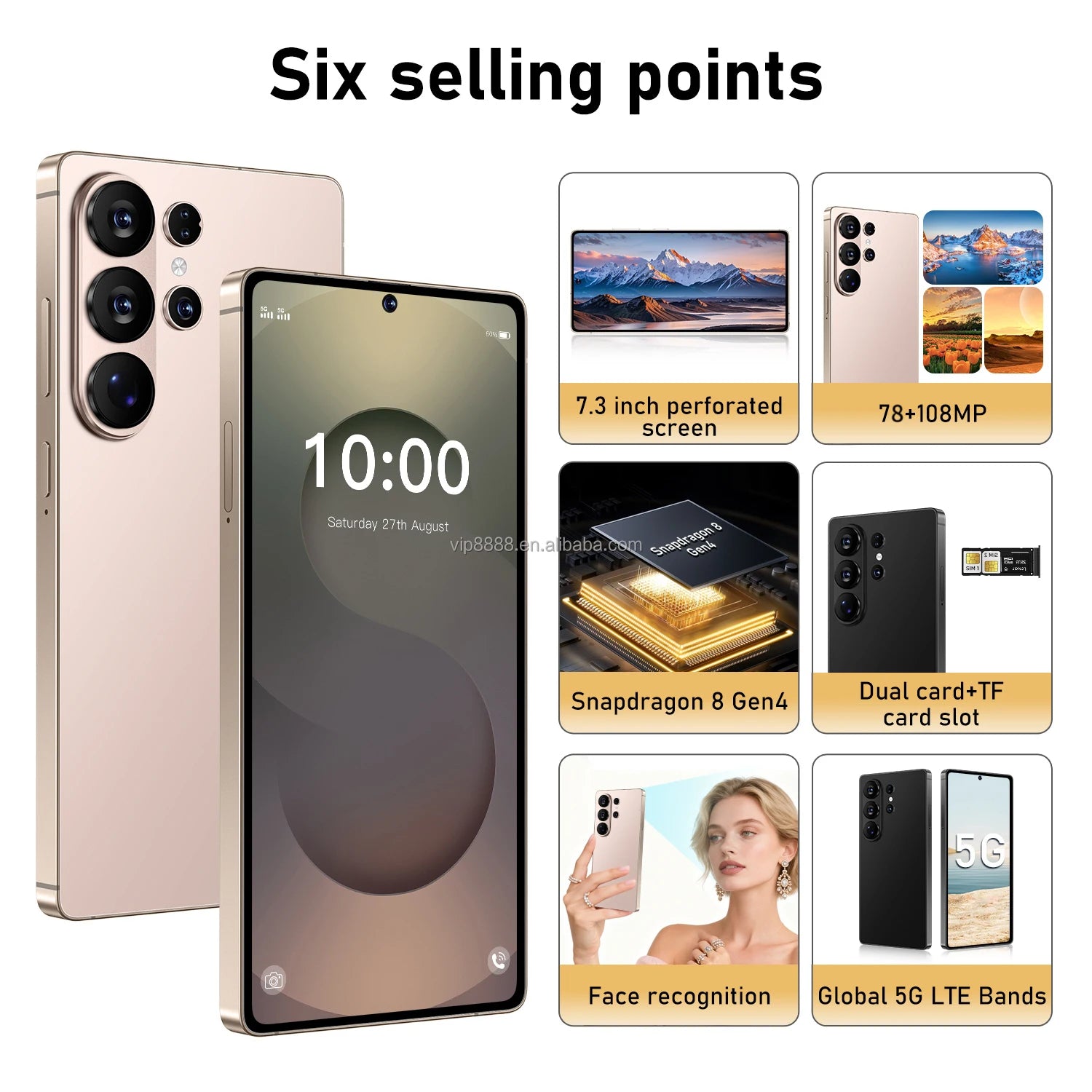 22GB+2TB S26 ultra 5G Smart Phone 2025 New Android 15 7.3 Inch WIFI Global 5G Unlocked Dual SIM S25 ultra Smart Phones