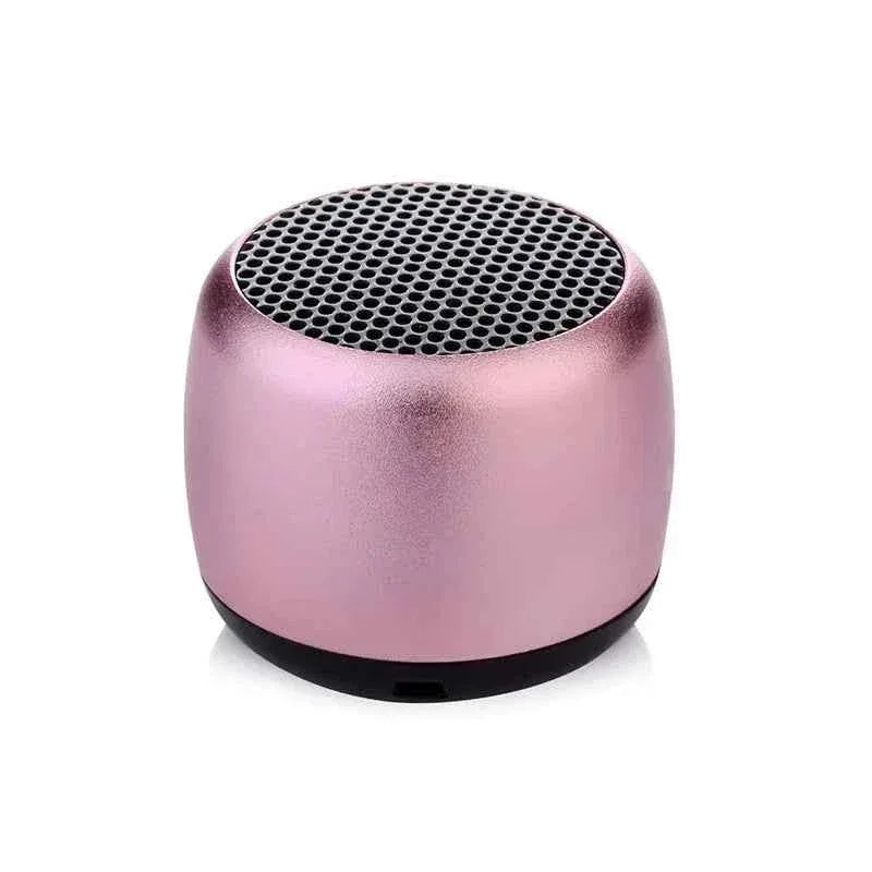 Portable Bluetooth Speaker | Compact Metal Wireless Bass | Mini Red Rose Madder Metal 0.8" My Store