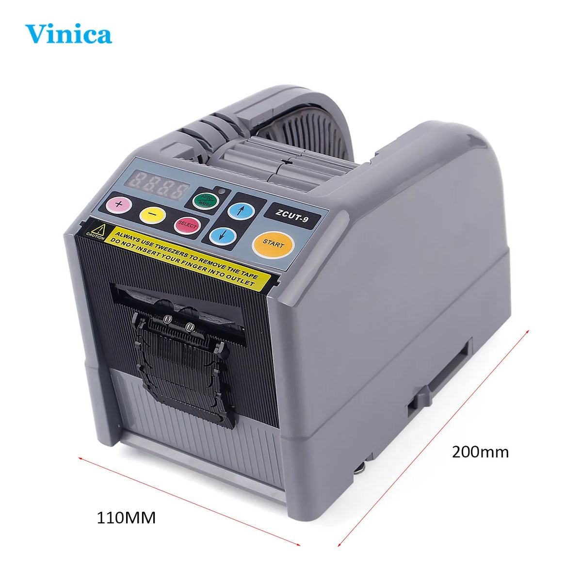 Vinica ZCUT-9 Kraft Carton Box Packing Tape Dispenser Paper Tape Dispenser