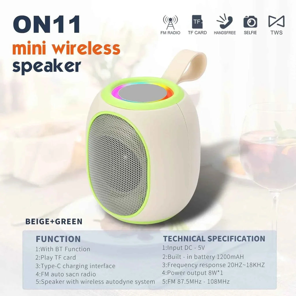 Portable Bluetooth Speaker | Waterproof Metal Wireless Audio My Store