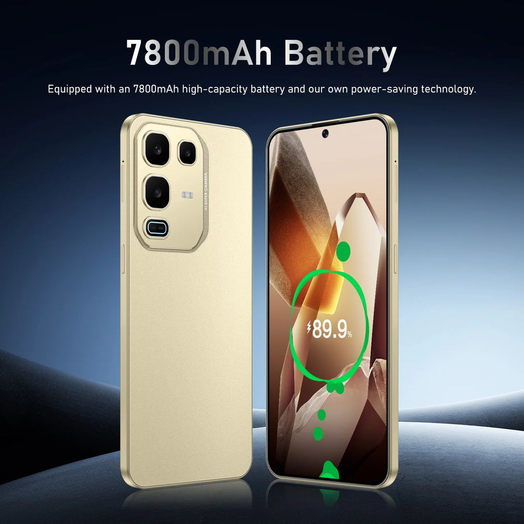Tidesmit Note 50 Pro 5G smartphone with 108MP camera 1TB storage and 7.3 inch display Global Version