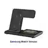 3-in-1 Fast Wireless Charging Station for Apple and Samsung Devices Black For Samsung Watch Tidesmit
