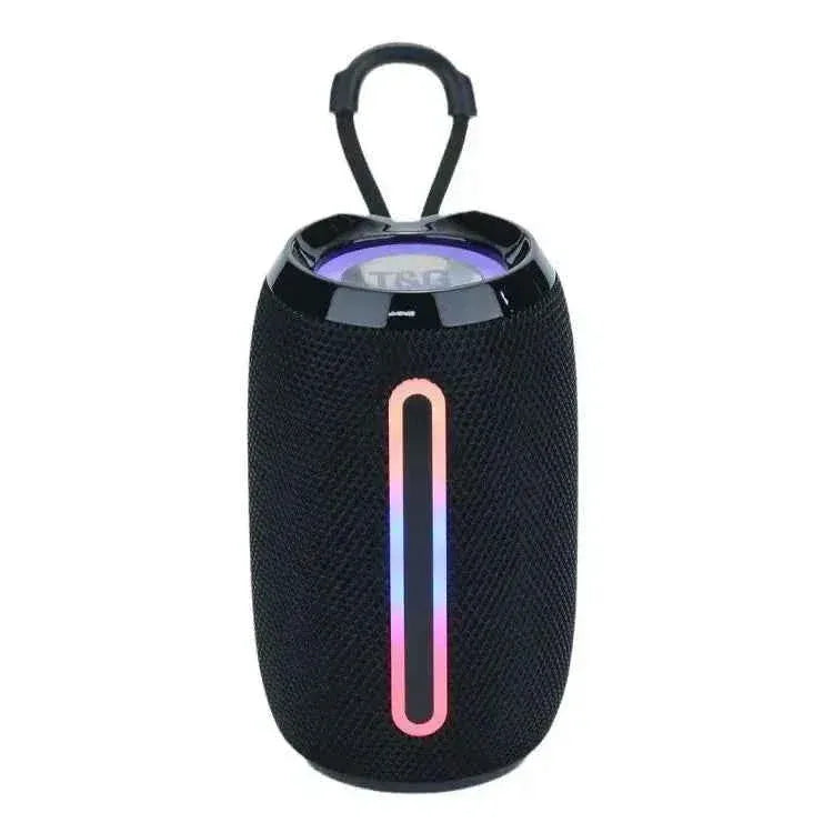 Portable Bluetooth Speaker with RGB LED and Deep Bass Subwoofer Black My Store