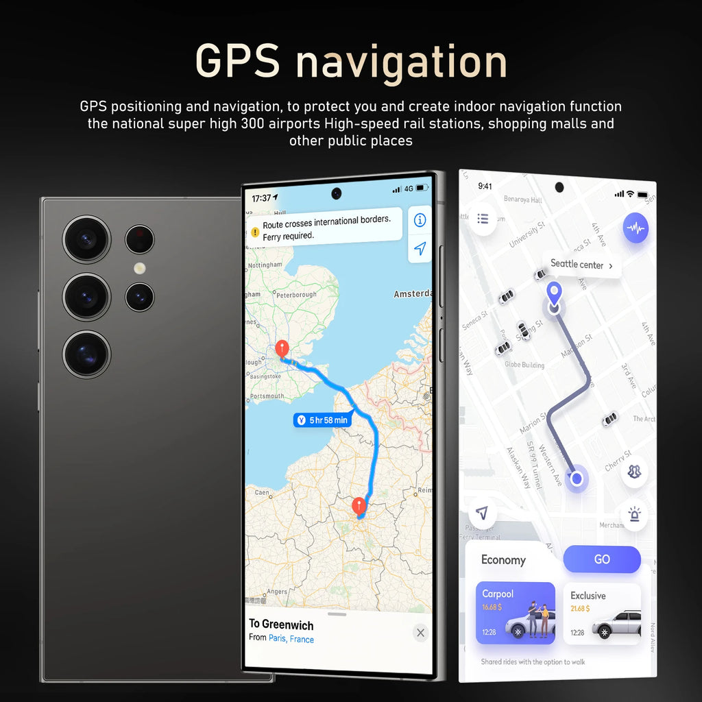 S24 Ultra 7.3 Inch 5G Smartphone with 108MP Camera 16GB RAM 1TB Storage OLED Display