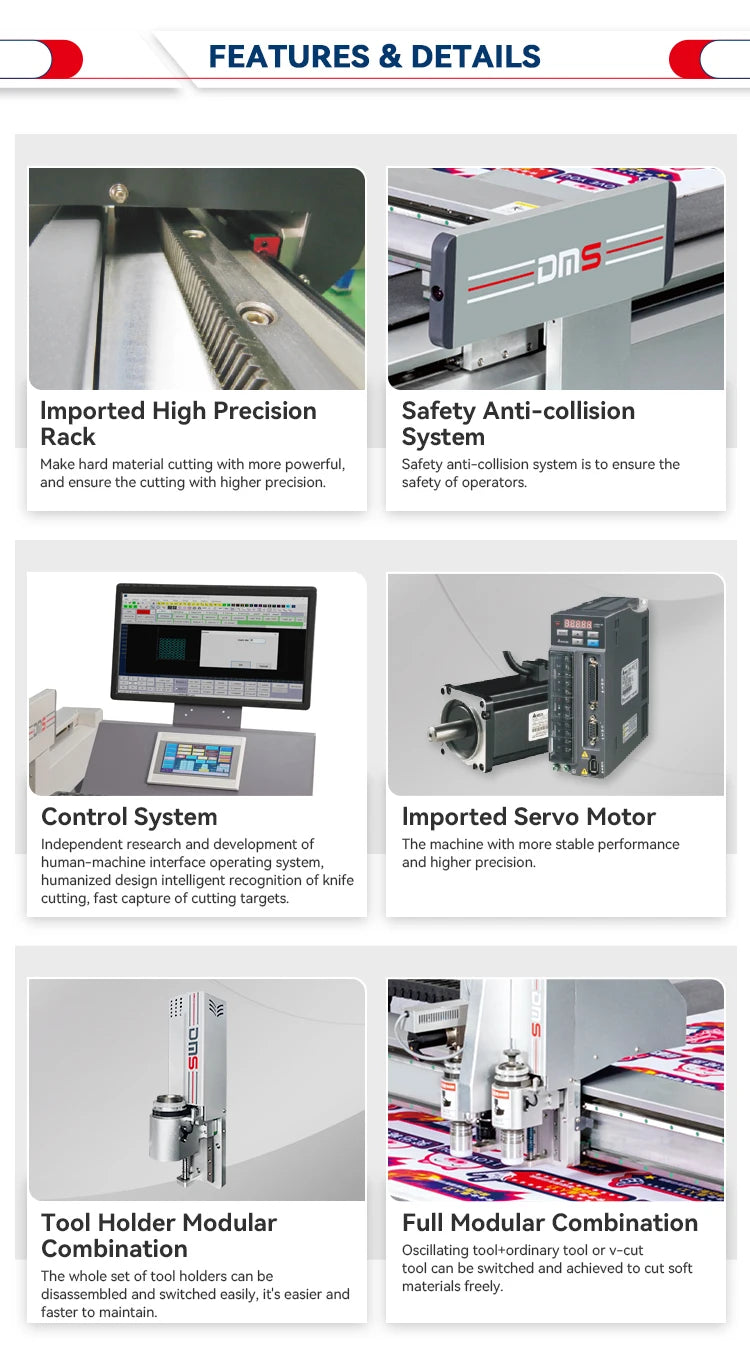 PVC Felt Cutter Digital Flatbed Box Cutting Plotter Corrugated Cardboard Cutting Machine Die Cut Machine for Paper Box
