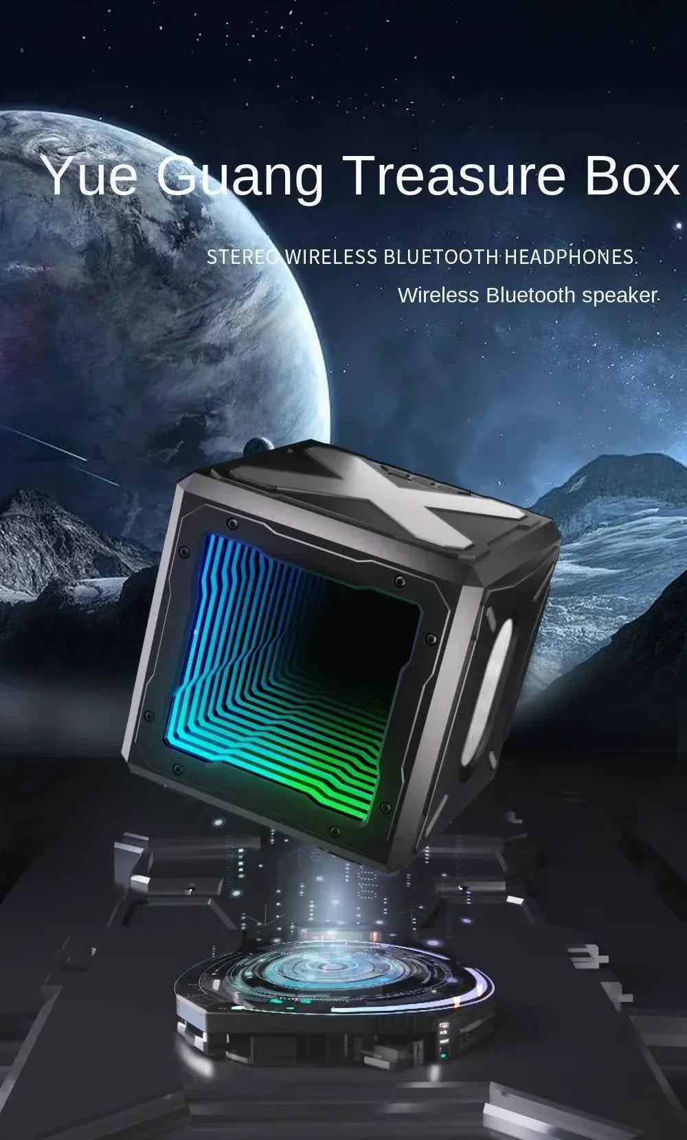 Portable Bluetooth Speaker | Hi-Fi Subwoofer with 360 Sound - Black My Store