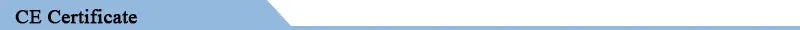 CE certificate header with CE mark and compliance text
