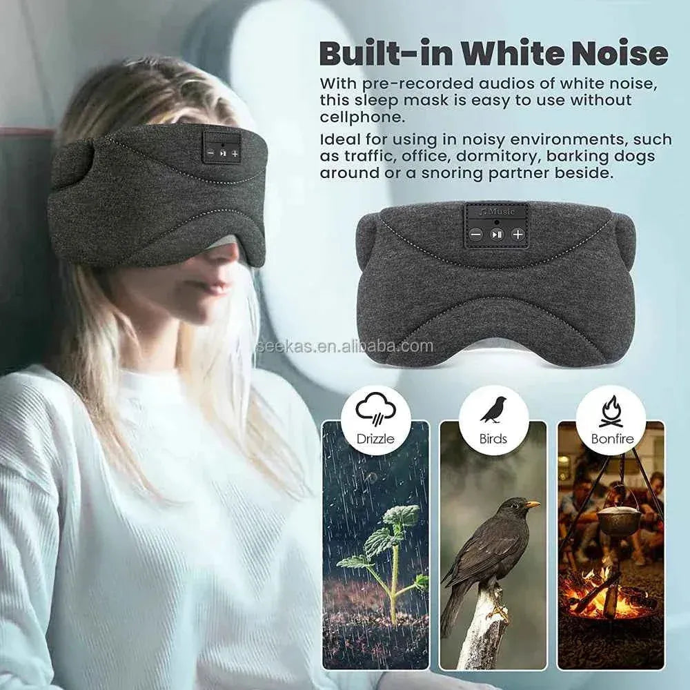 Bluetooth Sleep Headphones Mask SK-29F with Ultra-Thin Speakers - Gray My Store