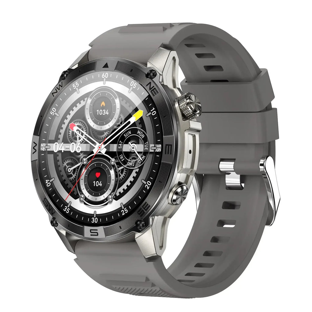 GPS Smart Watch & Fitness Tracker HK08 - AMOLED Display Black My Store