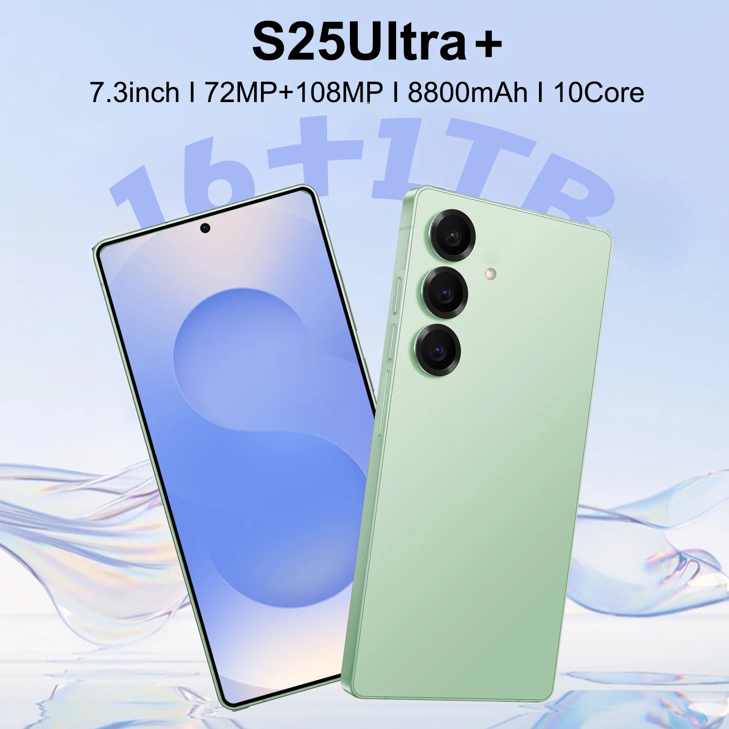 5G Smartphone 1TB 16GB RAM Unlocked Dual SIM Gray - Tidesmit Green 16g 1TB Tidesmit