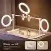 Ring Light with Phone Holder and Adjustable Overhead Stand Model F5 White(ZHSP-00001090) F5 Tidesmit
