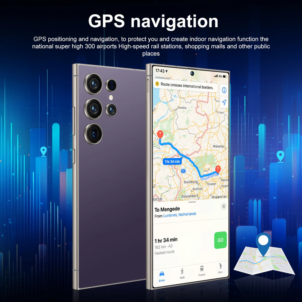 22G+2TB Discounted Price New Arrival Original S25 Ultra 5G Smartphone 22GB+2TB Android Dual SIM LTE HD Screen Deca Core Global V