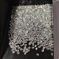 Lab Grown Melee Diamond Stones DF 0.01ct Round Cut Hpht Loose Diamonds Precious Gems