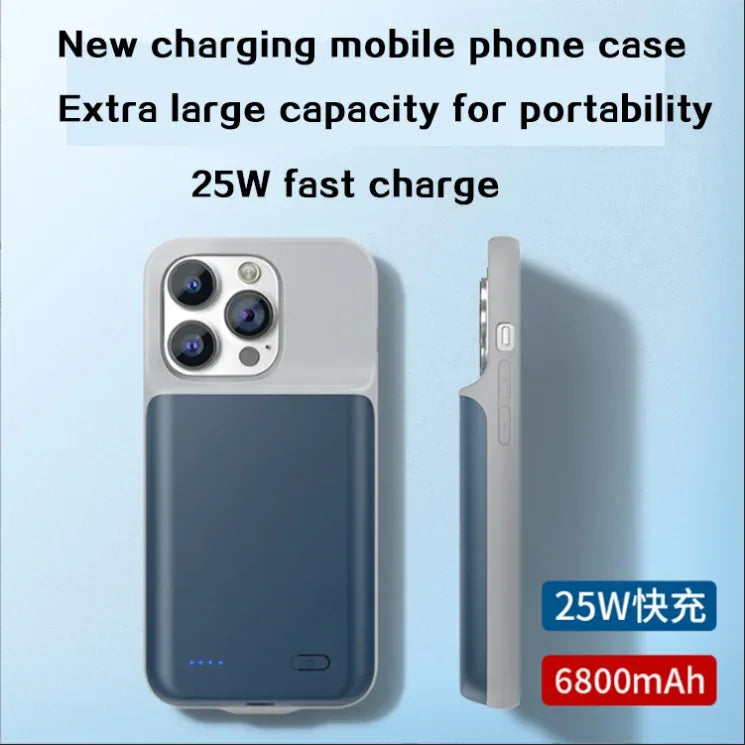 Portable Charger for iPhone 15 Pro – 6800mAh Slim Power Bank Tidesmit