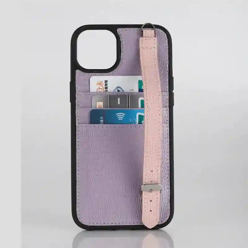 Crossbody Phone Case for iPhone 14 with Card Slot - Slim Shock-Absorbing Cover Tidesmit