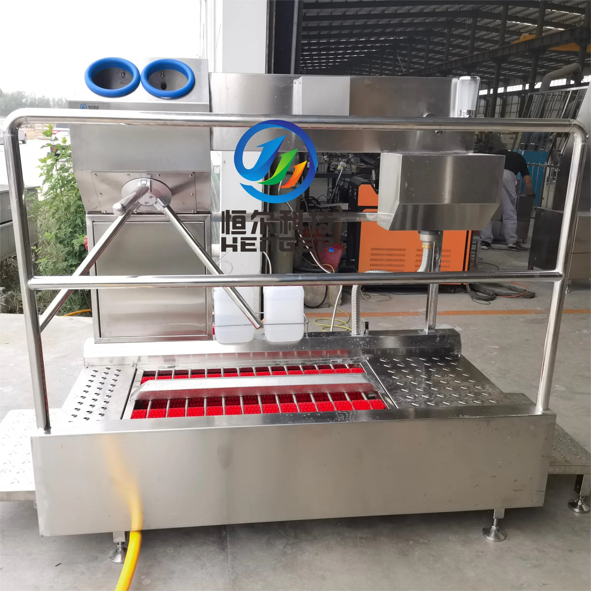Boot Washer Hygiene Cleaning Station for Food Factory