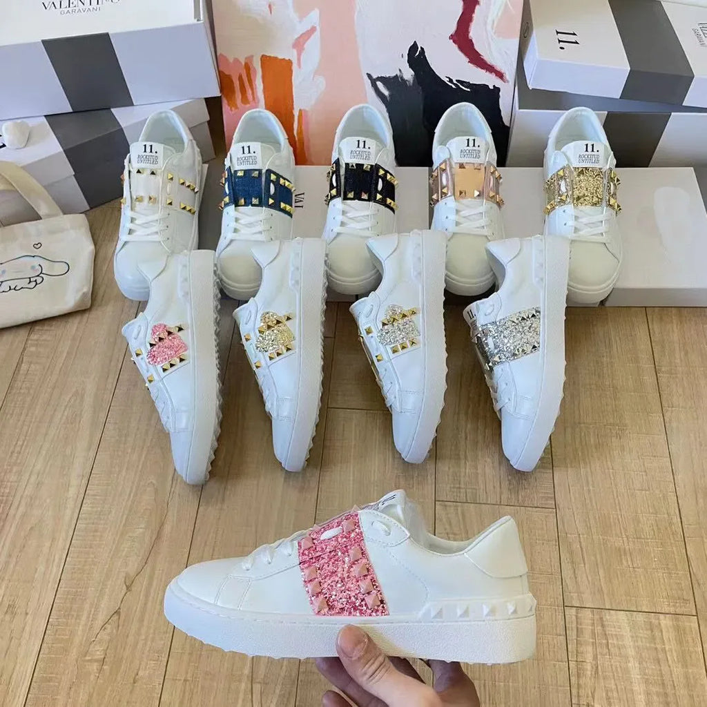 Luxury High Quality Designer Men's Lace-Up Platform Sneakers Breathable Comfortable Walking Shoes Outdoor Fashion Casual PU