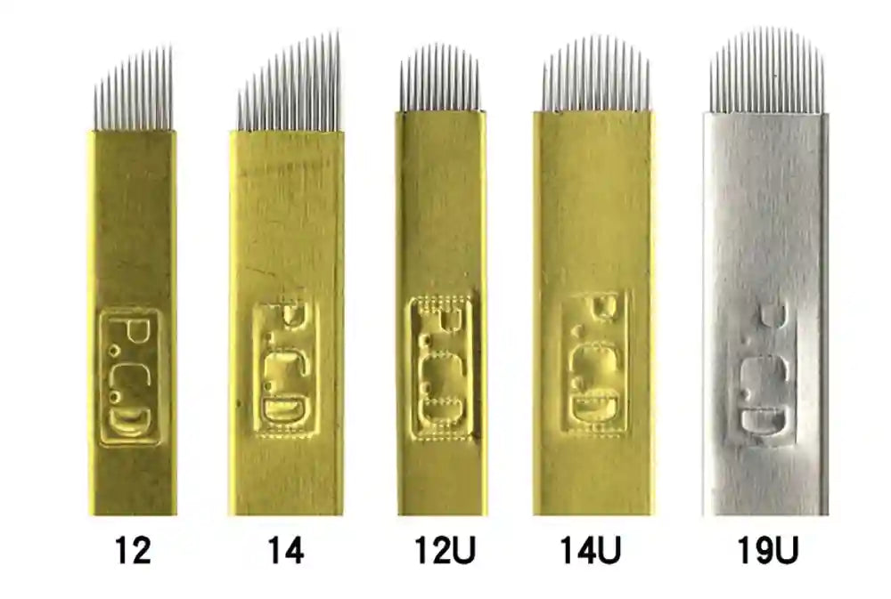 Microblading Needles for Manual Eyebrow Tattooing | PCD Blades Permanent Makeup Machines Tidesmit