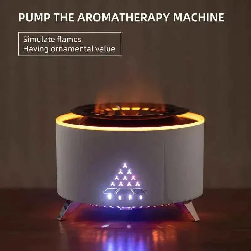 Jellyfish Aromatherapy Humidifier with Bluetooth Speaker, Wood Grain Finish My Store