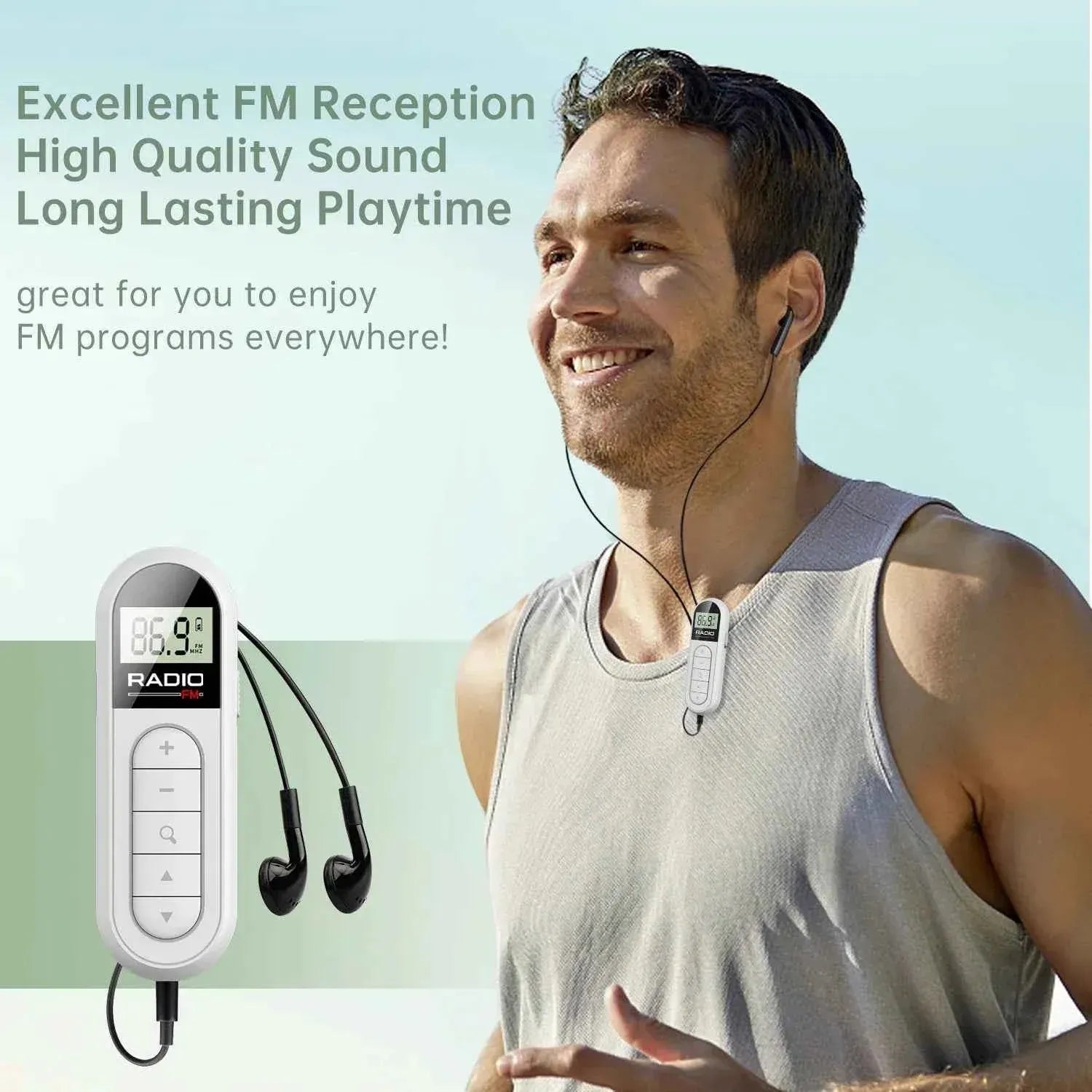 Portable Digital FM Radio & Wireless MP3 Player - Compact Audio My Store
