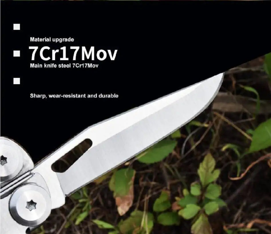 Daicamping  DL1 DL10 Clip Multifunctional DEC Clamp Folding Knife Tools Multitools Cable Camping Gear Multi Pliers Multi-tool