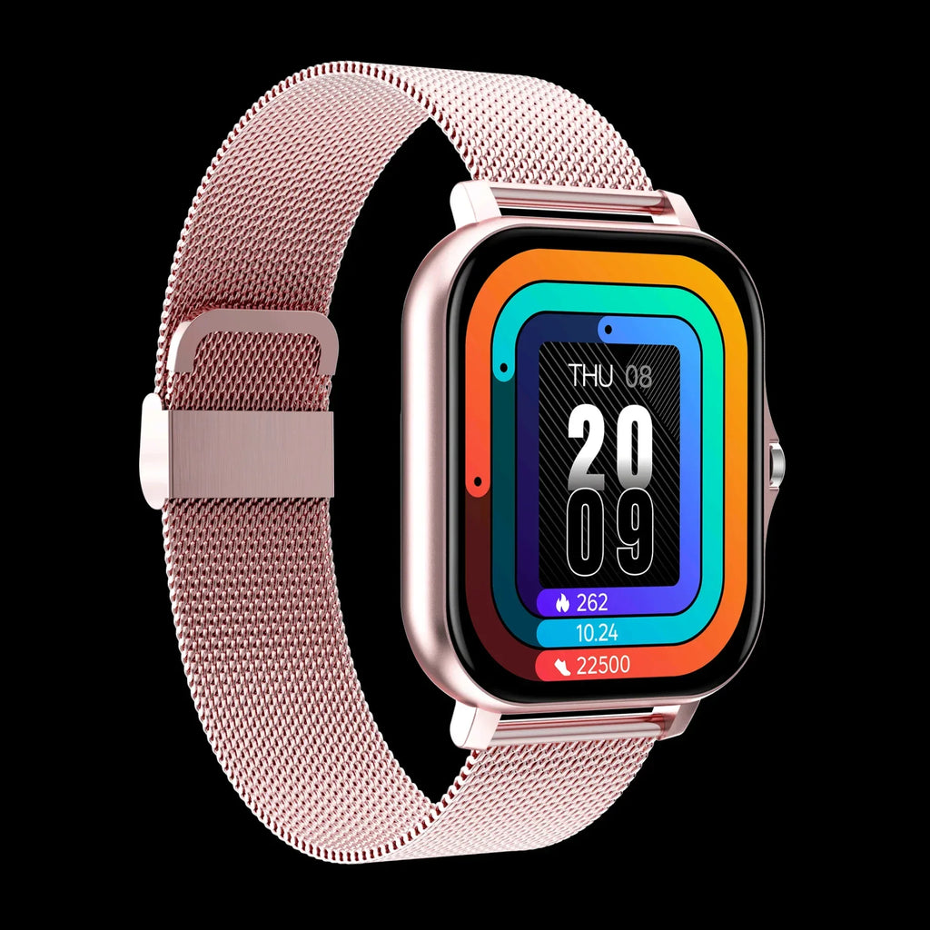 Smartwatch with Bluetooth Calling and Fitness Tracker - Silicone/Metal My Store