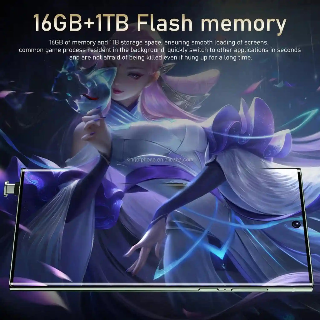 Hot Selling Unlocked 7.3-Inch for Gal Axy S24 Ultra 4G Smartphone 512G Android Phone with 108MP Rear Camera CDMA and LTE Cellula Tidesmit