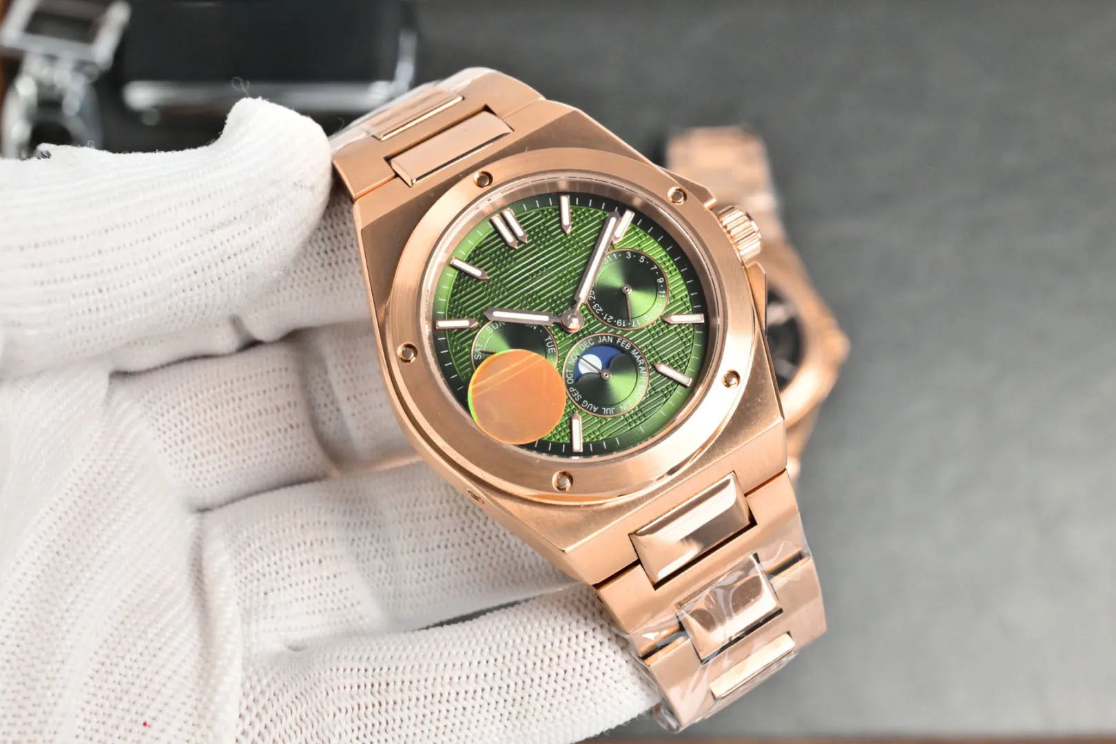 Top Quality Luxury Watch Stainless Steel case with Function Mechanical Watch for Business Use Suitable for Men Fashionable Watch