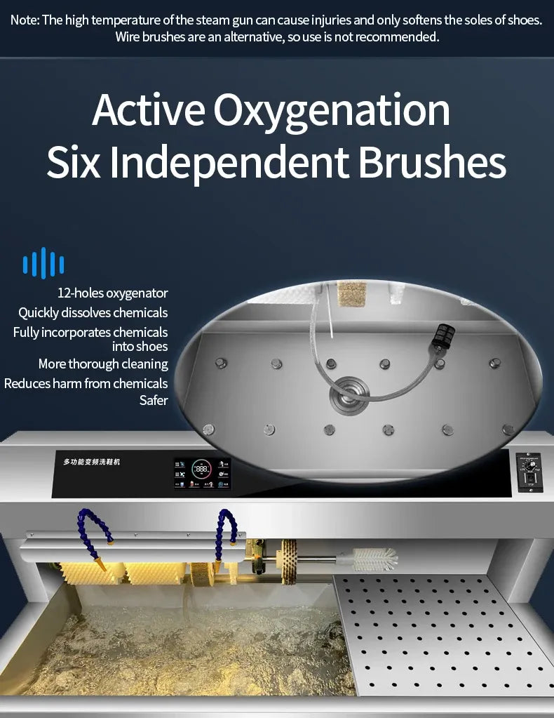 Low MOQ 220V/50HZ Customized Commercial Shoe Washing Machine Automatic Shoe Washing Machine & Shoe Dryer Machine